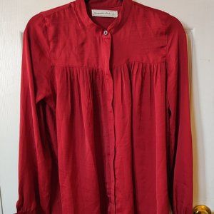 Abercrombie & Fitch Women Top SIze Small Long Sleeve Relaxed